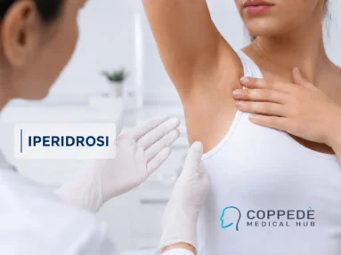 Visita specialistica per la diagnosi dell'iperidrosi a Roma presso il Coppedè Medical Hub.